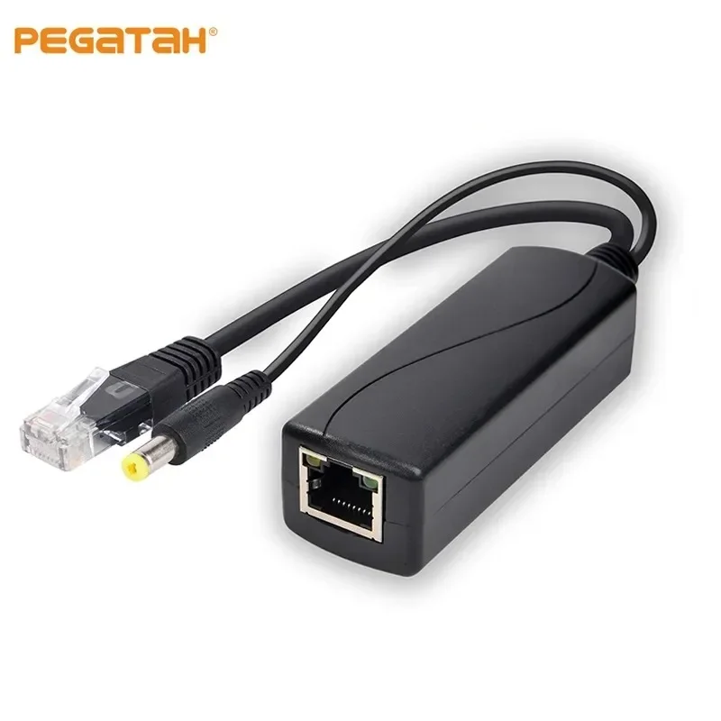 PEGATAH 100MBIT GIGABI Poe Splitter s TYPEC/USB/DC Port Poe Injector Power Over Ethernet Adapter Cable pre CCTV IP Camea