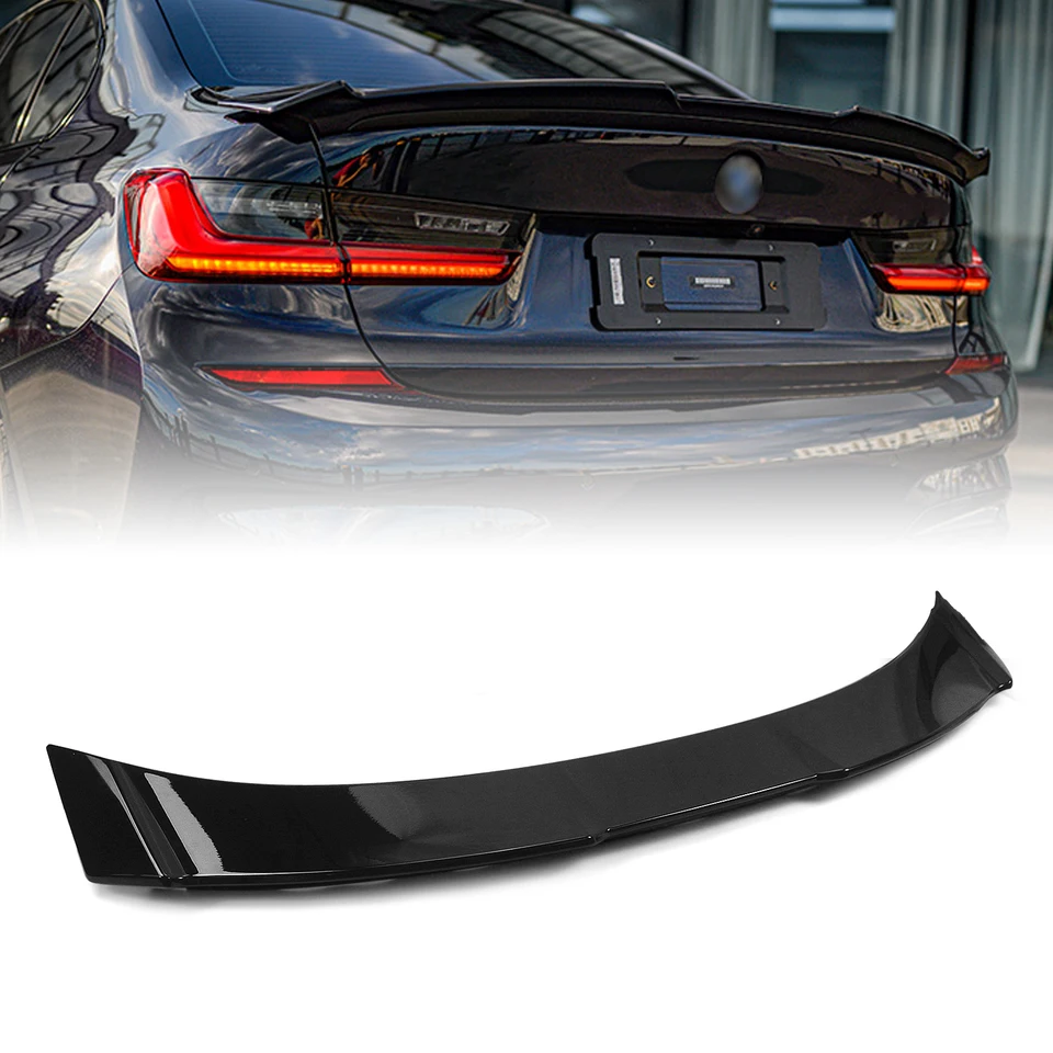 Pekné krídlo zadného spojlera kufra pre BMW 3-série G20 2019-2021 320I 330I Car Tailgate Trip Trim Decklid Flap Splitter Lip Body Kit