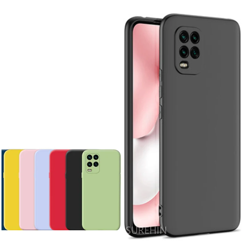 Pekné mäkké puzdro pre Oppo Realme 8S Pro Blue Red Red Green Purple Ružová žltá ochrana kamery Silikónový zadný kryt pre Realme 8s puzdro