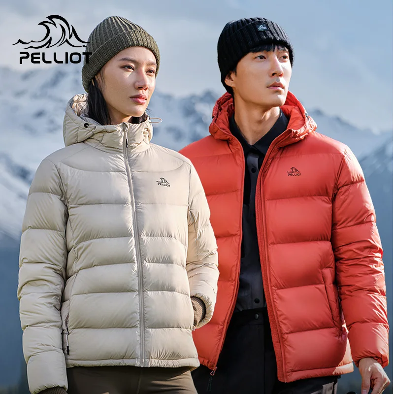 Pelliot 2023 Muži bundy nepremokavé veterné veterné veterné breakery 95% Whitegoose Down Jackets Príležitostný prenosný zimný kabát pre ženy dole parky
