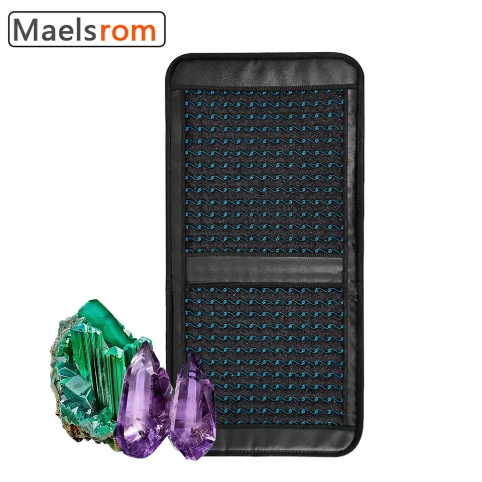PEMF ametystové koleso Žilový minerálny zahrievací podložka Infračervená vykurovacia terapia Skladacie sedadlo Cushion 100x50cm Eliminujte zápal