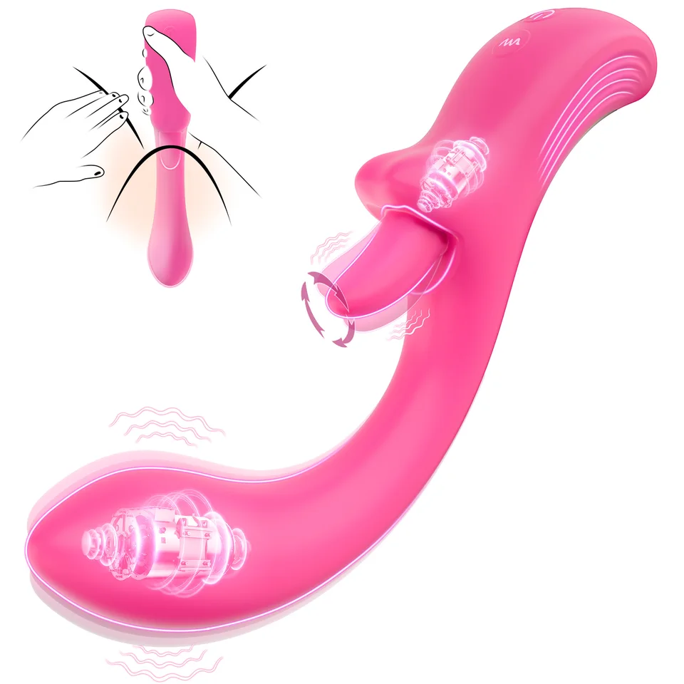 Penetrácia vagina vibrátor jazyk lízanie klitoris ctimitor masager dildo vibrátor vibrácie masturbácia nástroj
