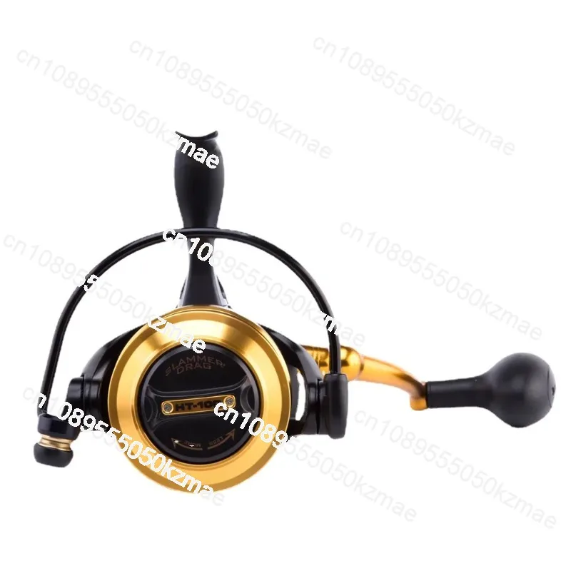 Penn Spinfisher v Long Cast Cool Hliníková hliníková CNC Power nástroj Rukoväť basy spinning rybárskych cievok slaná voda