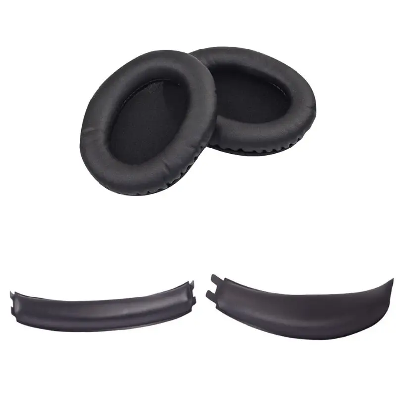 Penové uší uši doštičky na uši špongia Vankúš na náhradu elastického pásu hlavy čelenka lúča pre Hyperx Cloud Flight Stinger Headset P9JD