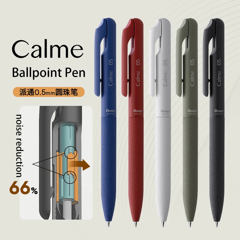 Pentel Calme Ballpoint Pen BXA105 0,5 mm Japonsko Vintage nový štýl