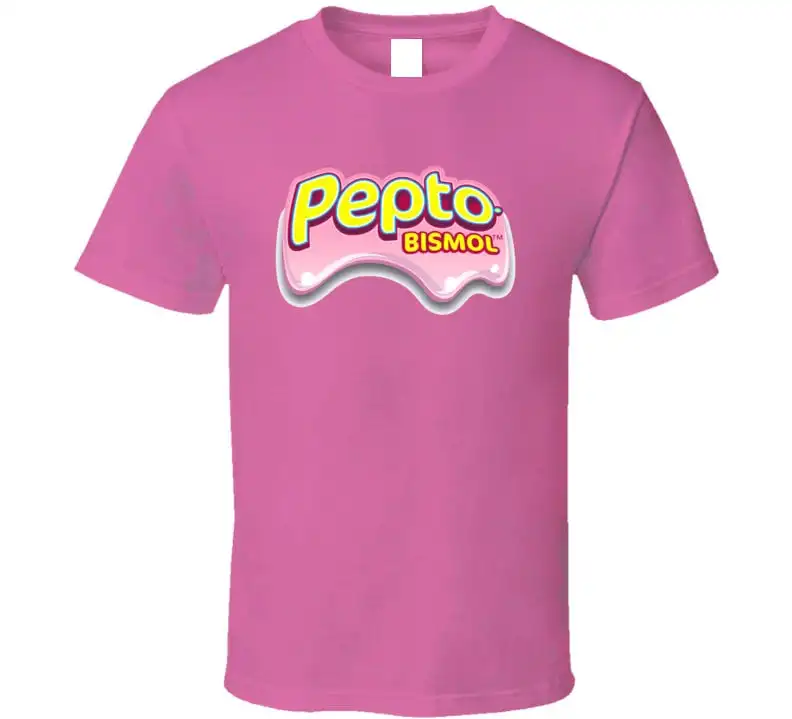 Pepto Bismol T tričko vtipný žalúdok reliéf Halloween kostým