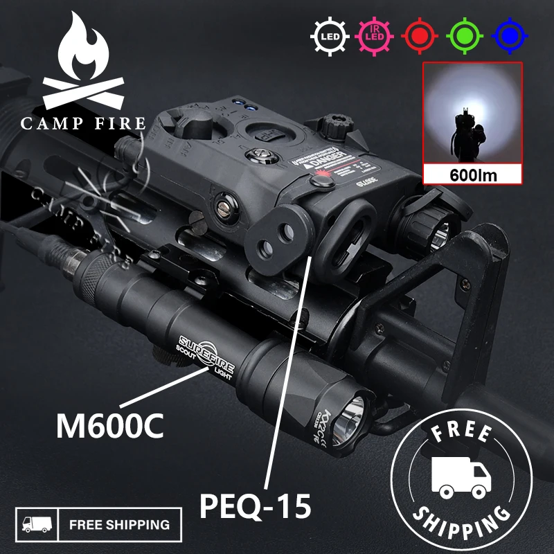 PEQ PEQ-15 NYLON AR15 baterka M300 M600C M600 baterka