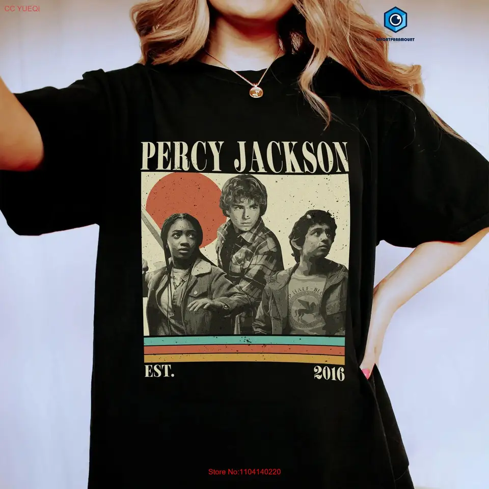 Percy Jackson a olympionici film Vintage t tričko grécke boh bohov symbol tábor napoly krvné kroniky Walker Scobell