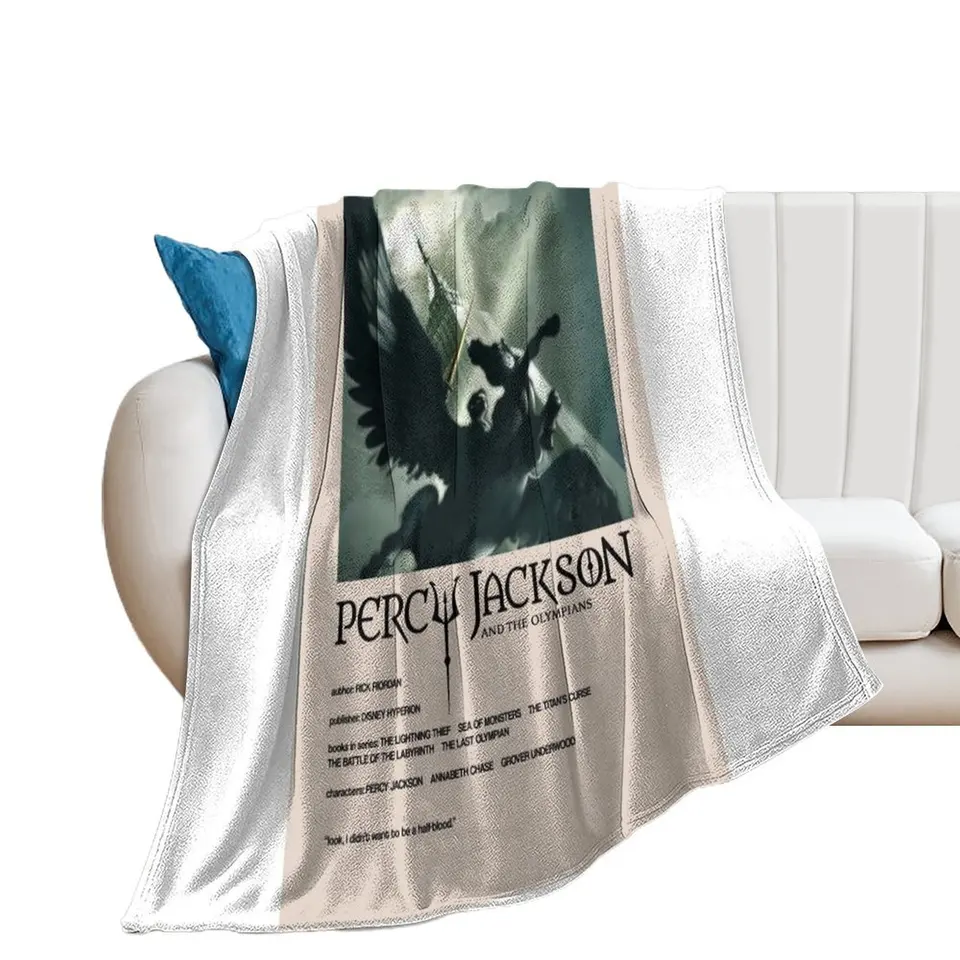 Percy Jackson alternatívny kryt hádzanie prikrývok Sofas dekorácie cosplay anime pre dekoratívne pohovky