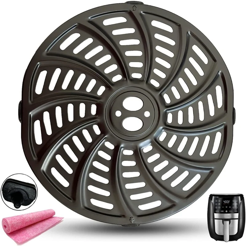 Perforovaný domáci stojan na náhradné diely na umývačku riadu Air Fryer Grill Pank pre okamžitý hrniec 6QT Gourmia GAF698/GAF686