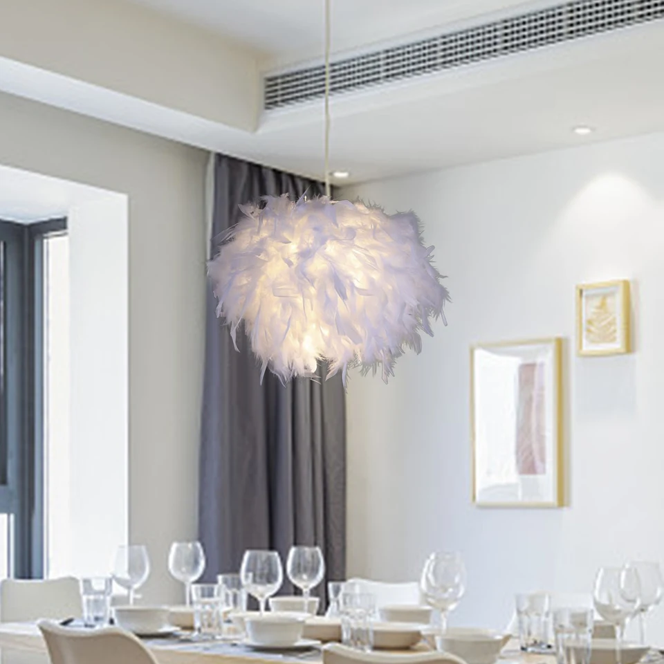 Perie podlahové svetlá lampa tieňový stôl SAMP Lamp