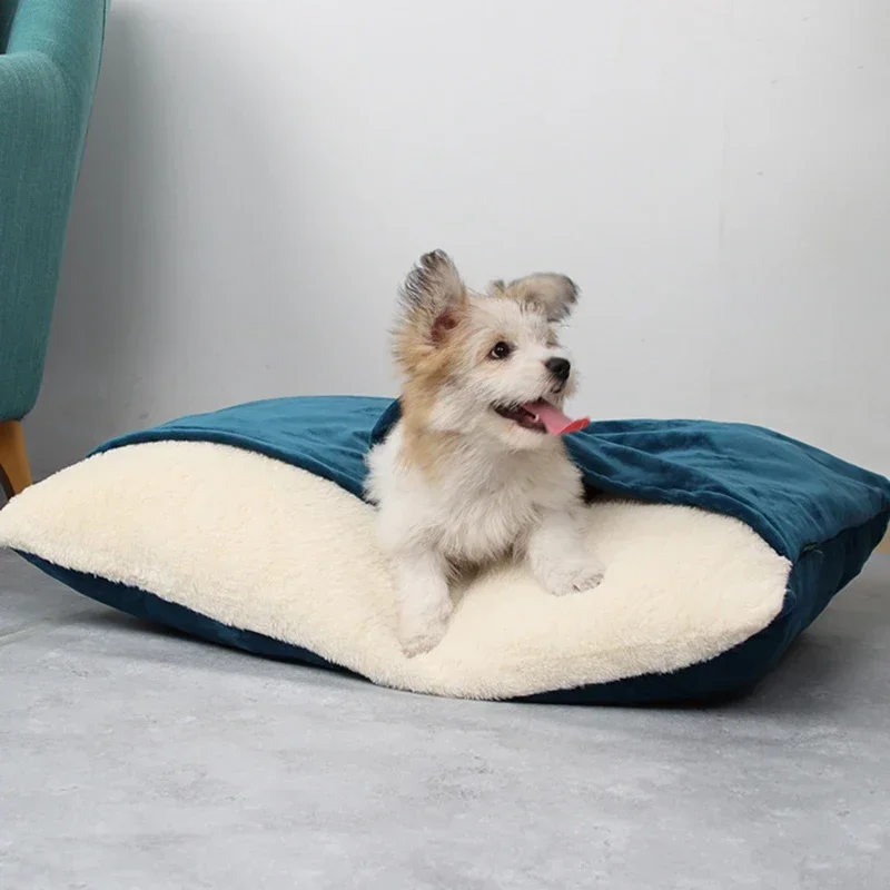 Perrera Cálida de Invierno Para Mascotas, cama mimoriadne, zámok, odpor a las mordeduras, cojín de sofá para cachorros, es, es