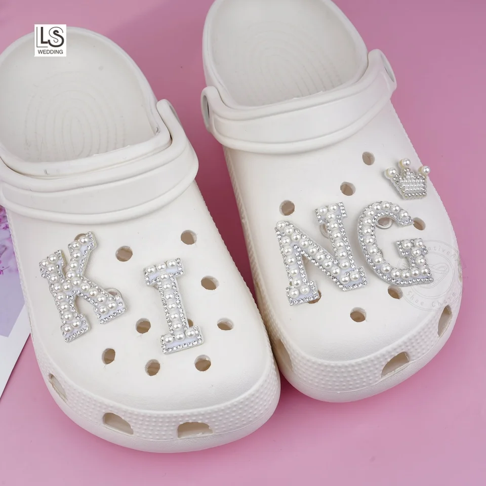Personalizovaná perlová handrová nálepka topánky, kúzlo na vlastné perlové listy, obuvové sponky jedinečné kúzlo topánky, DIY Shoe Accessories