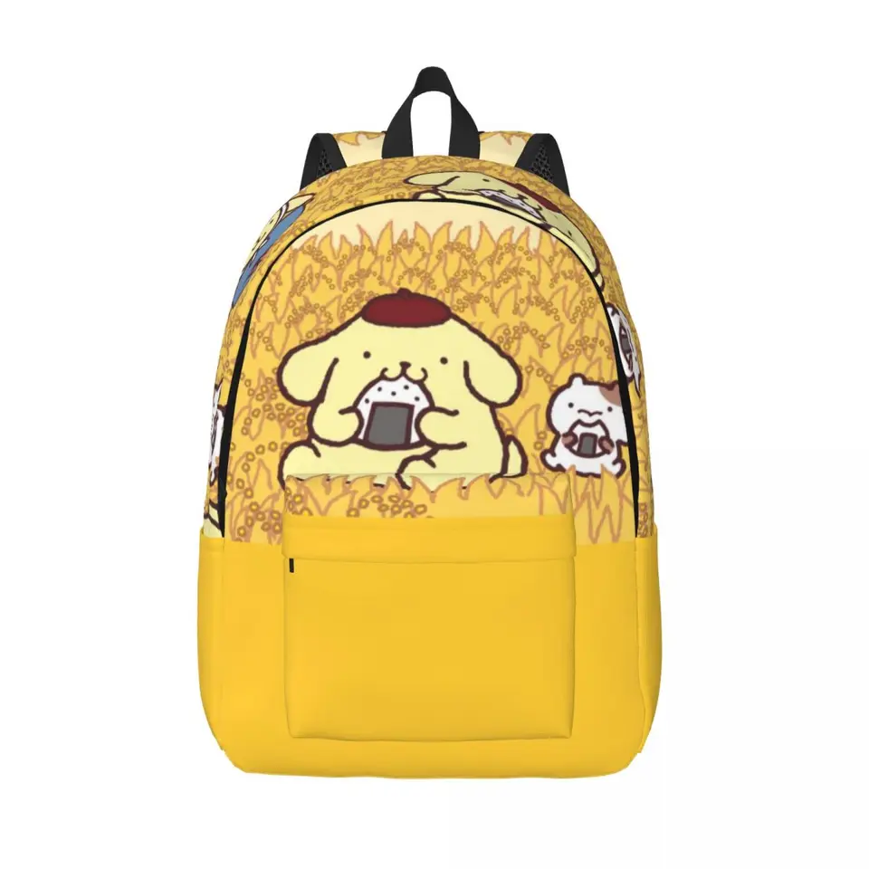 Personalizovaná roztomilá kabelka pre psa pre prácu robustné rameno Sanrio Pom pom Purin pre deti College Bag Narodeniny