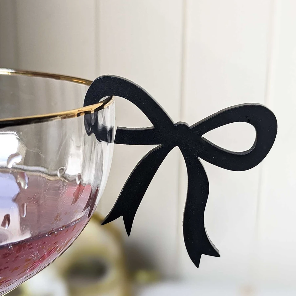 Personalizované luk nápoj značky víno Champagne Charms Swizzle Stick Acryly Lows Bridal Party Shower