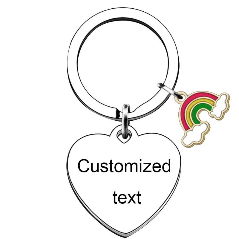 Personalizovaný vlastný kľúč Keychain Music milenec dar