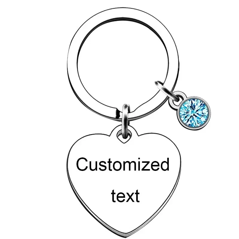 Personalizovaný vlastný kľúč Keychain Valentines Day Darček kľúčový reťazec priateľ priateľ priateľka Darče