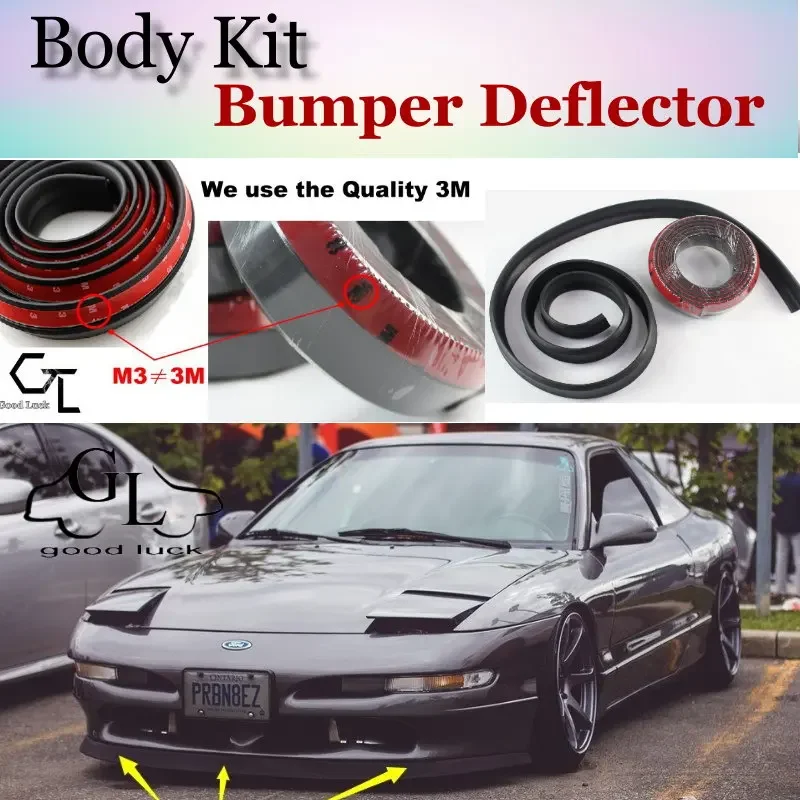 Pery s deflektorom nárazníka pre pery pre Ford Probe MK2 1992 ~ 1997 Sukňa predného spojlera pre vrchné ventilátory