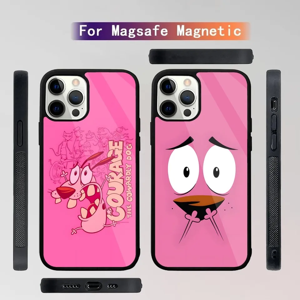 Pes C-Courage Conwardly Puzdro pre iPhone 16,15,14,13,12,11, plus, Pro, Max Mini Magsafe Magnetic Wireless nabíjanie