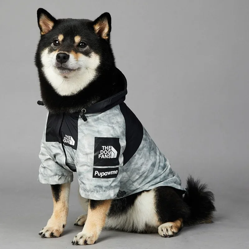 Pes Clowd Rain alebo pre malých veľkých psov veterný kabát veterný buldog francúzsky buldog mikina pre psov šaty bunda chihuahua psie tvár