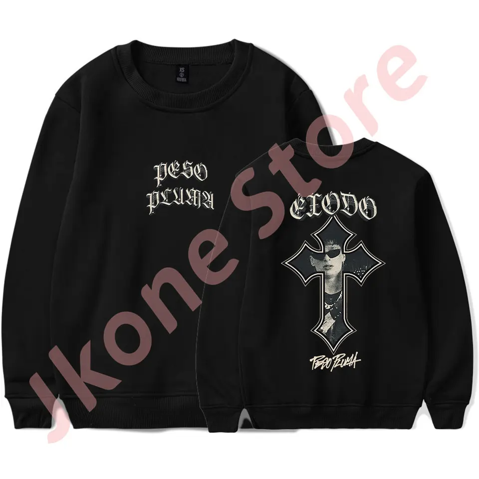 Peso Pluma Cross mikiny Exodo Tour Merch Crewneck Clowsen Ženy Men módne módne hiphop s dlhým rukávom