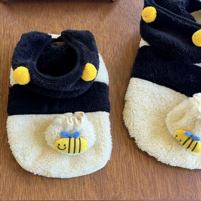 Pet Bee Transformer Costume Teddy Halloween šaty bichon teplý pulóverový kreslený psí oblečenie šteňa vianočné vesty