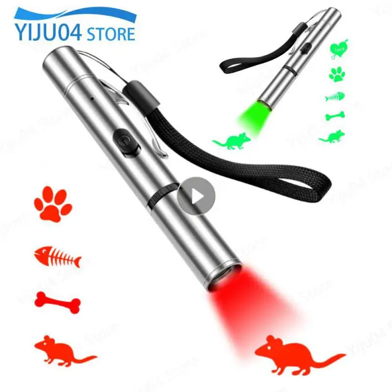 Pet Cat Toys USB nabíjateľné multifunkčné projekcie domácich miláčikov Interaktívne vtipné mačiatko Tréning laserové hračky