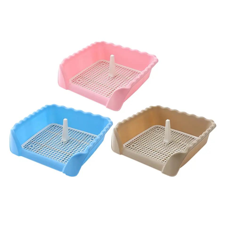 Pet Cat Training Toalet Tray Puppy Notty Opätovne použiteľný s podstielkou posteľná krabica Psie toaleta pre zajačiky malé zvieratá Domáce zvieratá