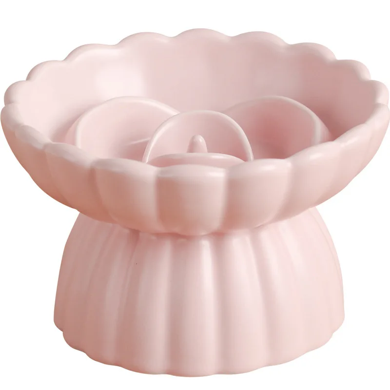 PET Ceramic Mise Cat pomaly kŕmi