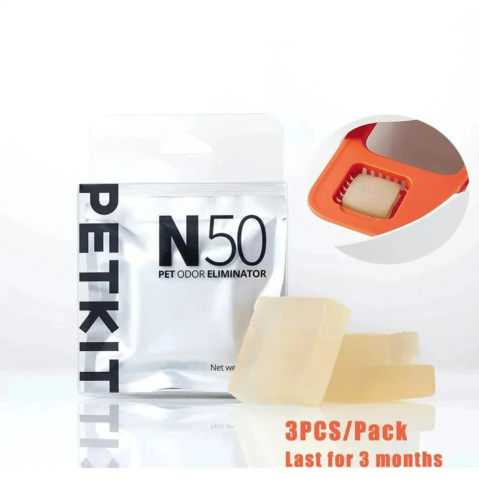 Pet Deodorant Cube N50 pre Petkit Pura Max Cat Litter Box Automatické odhadzovanie balíka 3ks Používanie po dobu troch mesiacov
