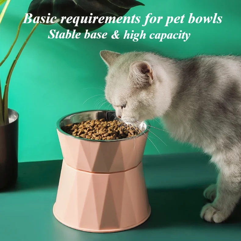 Pet dodáva mačacie jedlo pre mačku Zvýšené domáce zvieratá kŕmka