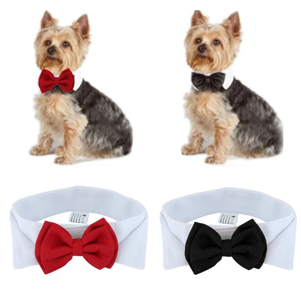Pet Dog Cat Bowtie Pet Bow kravaty svadobné kostýmy nastaviteľné formálne kravata pre mačky pre mačky Malé psy