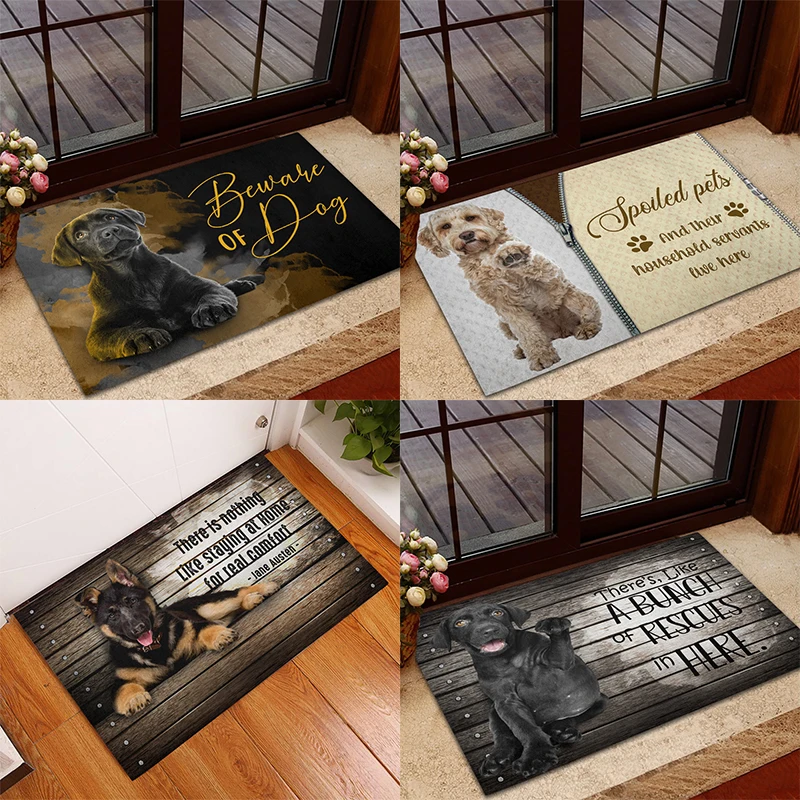 Pet Dog Cute Labrador Door Mat Ozdob 3D tlač