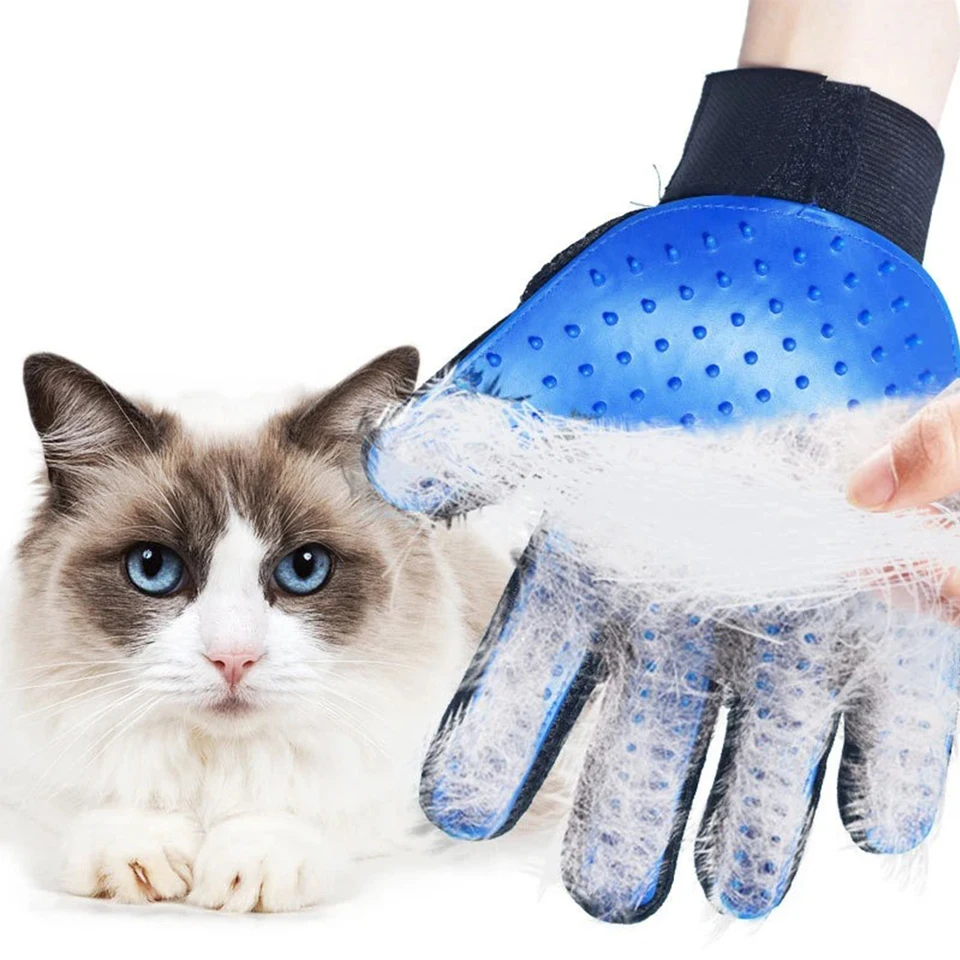 Pet Grooming čistenie rukavíc Combs