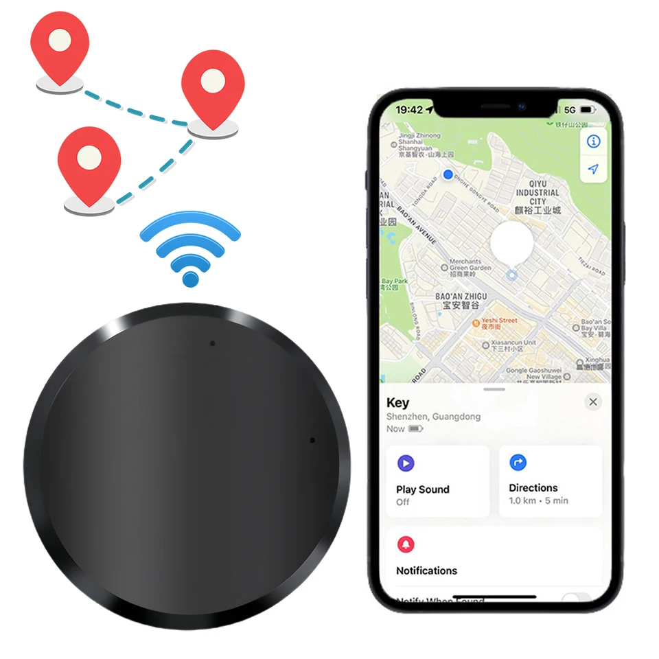 Pet Kids Peňaženka Tracker Magnetické autá/Osoba/Pet Location Tracker Pet vozidlo Lost Tracker Proti krádež sledovania zariadenia