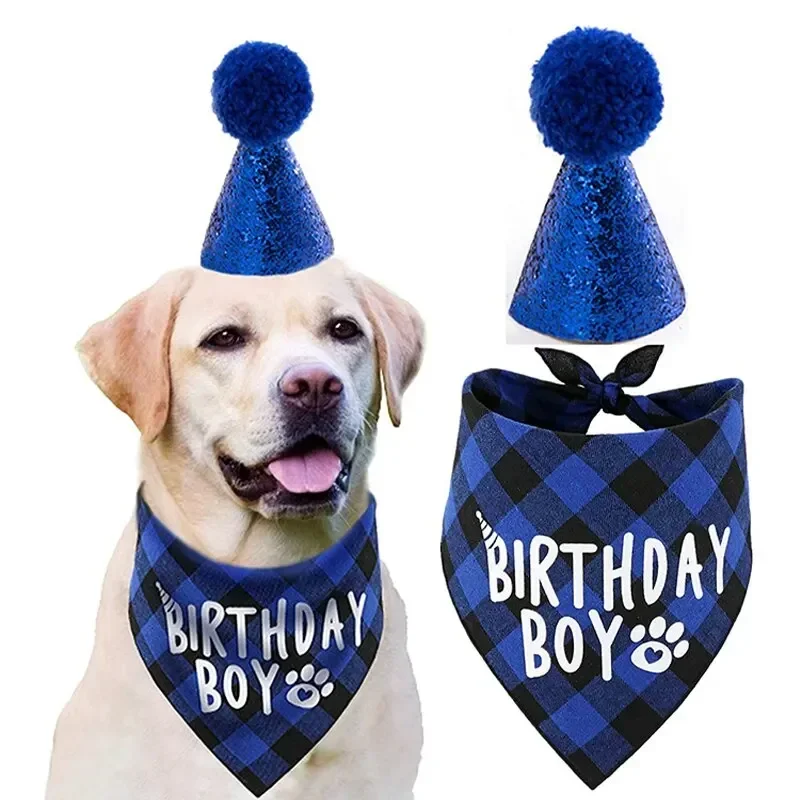 Pet narodeninové kostýmy Cat Dog Birthday Hat Hat Soly Sál Digitálna narodeninová oslava Decorácie rekvizity