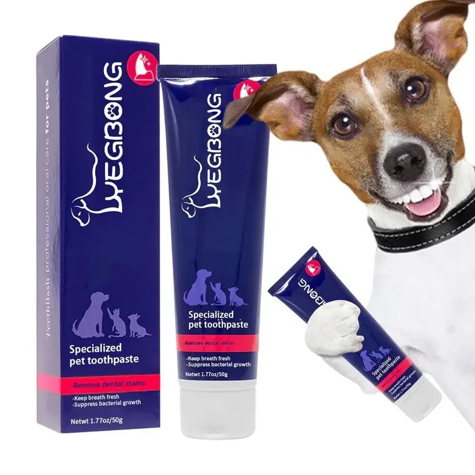 Pet perorálne čistenie bieli bieli zuby Peppermint Extrakt pre čerstvosť psov orálna zdravá starostlivosť