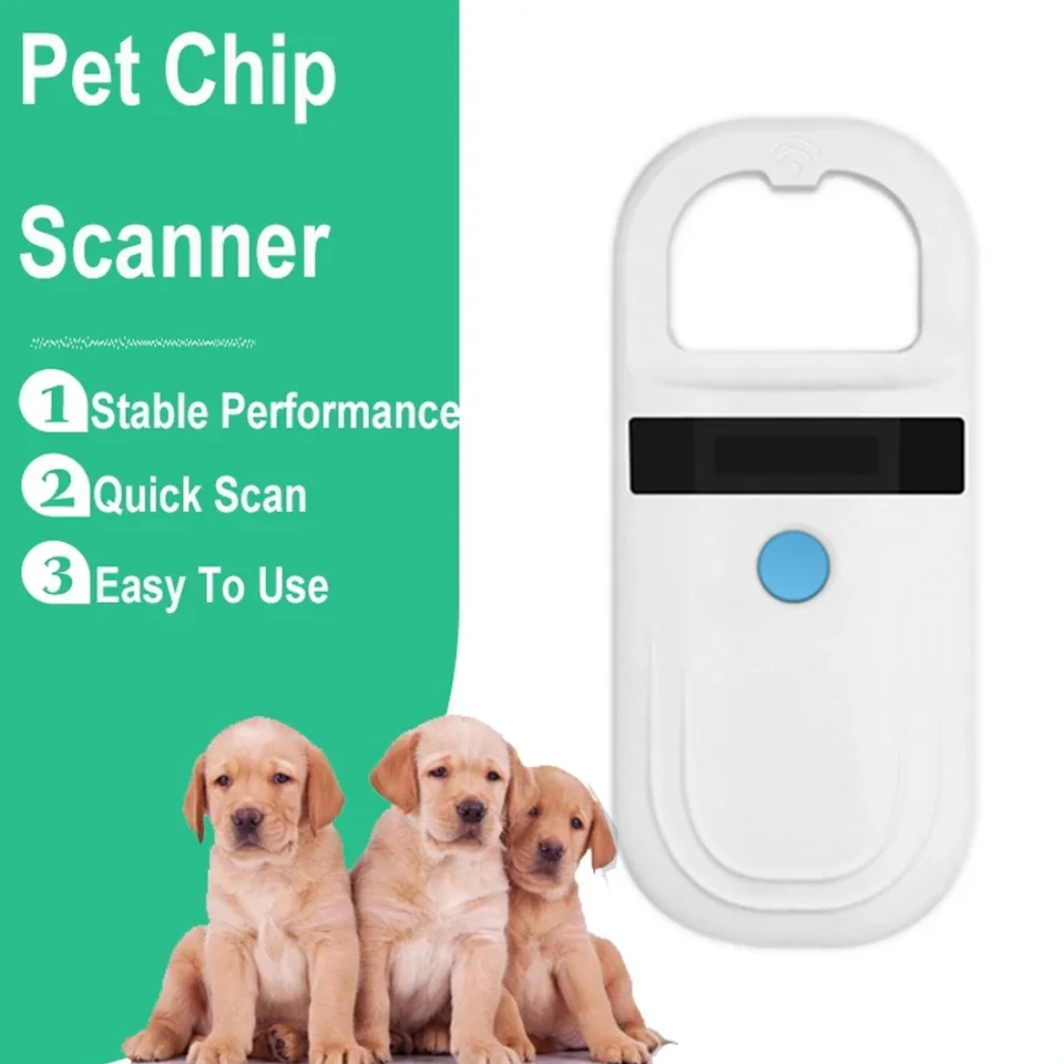 PET skener 125 kHz134.2kHz zvierací PET ID čítačka vreckového digitálneho digitálneho mikročipového skenera ISO 11784 11785 FDX-B ID64 RFID ID čítačka ID