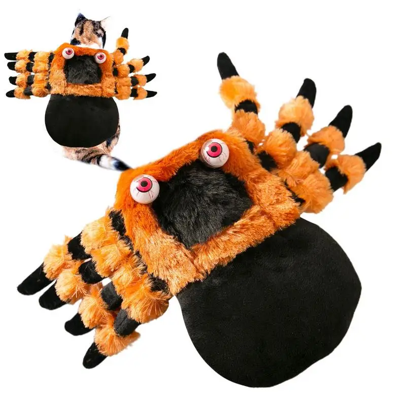 Pet Spider kostým zábavné cosplay outfity oblečenie rekvizity domácich miláčikov pre halloween dresing pavúk dekor strašidelné halloweenské večierky