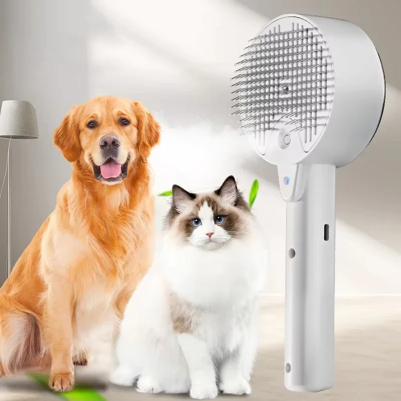 PET sprej masáže hrebeň pre mačky psov na chĺpky Kombes pre mačacie kefka na kefu UV sterilizácia roztoče odstraňovanie mačacích zariadení
