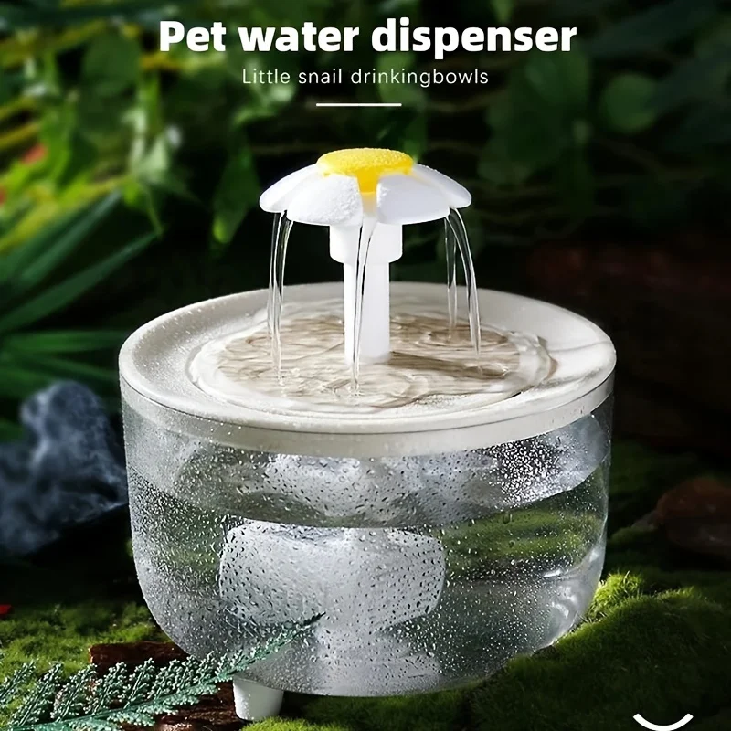 PET voda fontána automatický mačkový nápojový nápoj filter USB Elektrické umývadlo Pet Pitie DispenSer Dispenser pre mačky vodný filter