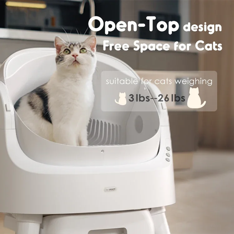 Petpivot Hot Sale Pet Pet pre mačku pomocou samočistiacej skrinky na mačku