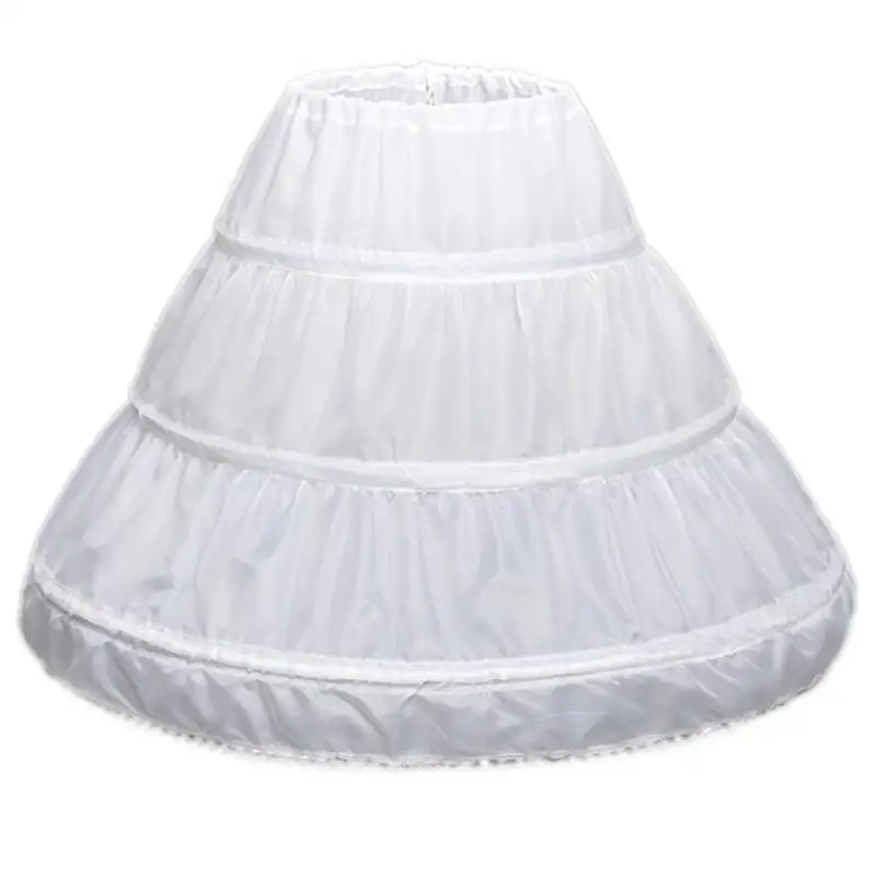 Petticoat Little Sukňa Crinoline 3 obruče používané na kvety dievčenských obliekaní nafúknuté deti spodná časť 2023