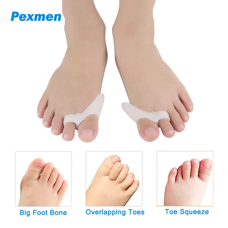 PEXMEN 2/4KS DETICKÝ GEL PETOVÝ OBCHOD OCHRANA HALLUX VALGUS ORTHOSOSKO STAROSTLIVOSTI DETI DETI SILIKONOVÝCH BUNICOVÝCH CORREKCIM