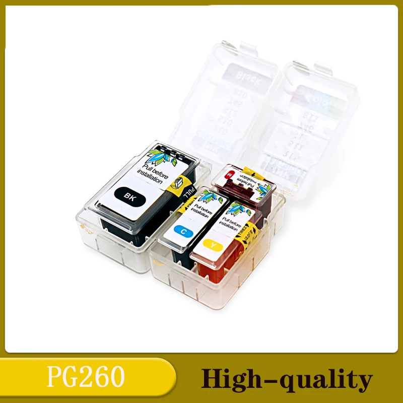 PG260 CL261 SMART REFILD Kit pre kánon PG260XL CL261XL PIXMA MG2120 TS5120 MG2220 MG3120 MG3122 MG3220 MG3222 TLAČ