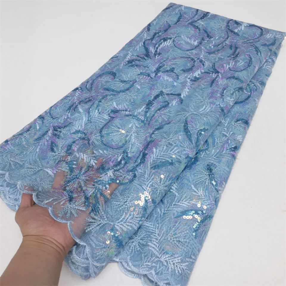 PGC African French Flifred Lace Lace Tkanina 2024 Vysoko kvalitné nigérijské vyšívané tkaniny Materiál pre večierok šitie LY4219