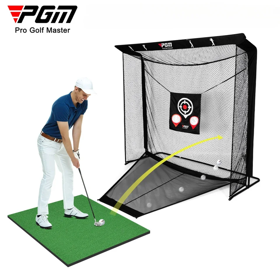 PGM Golf Practice Net Automatic Návrat Swing Cutting Rod štrajk klietky guľôčkové vybavenie Výcvik Golf Supplies LXW031
