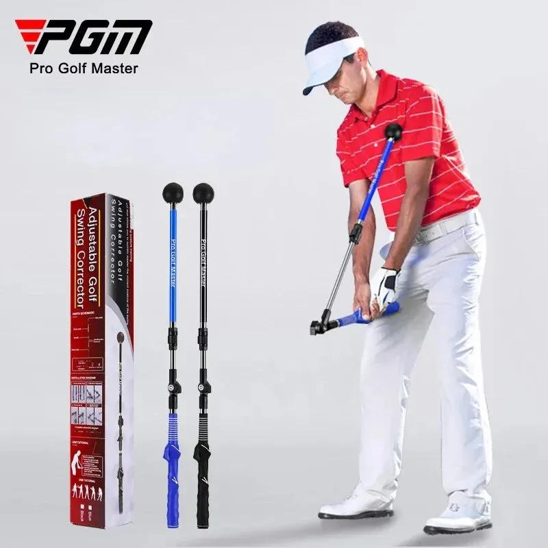 PGM Golf Swing Trainer Skladací korekčný praktický lekár nastaviteľný začiatočník s dĺžkou K dispozícii s ľavými pravými rukami HGB023