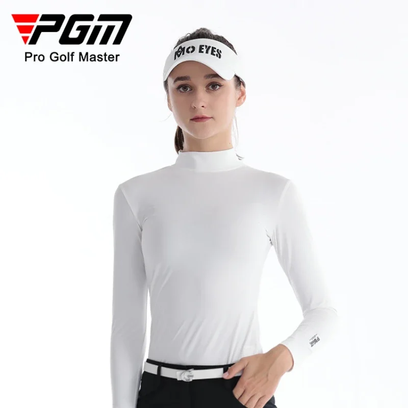 PGM golf ľadový hodvábny spodný kabát tieňovanie opaľovacích krémov s dlhým rukávom Tričko ľadové hodvábne tričko Summer ultra tenké chladné peniaze yf001