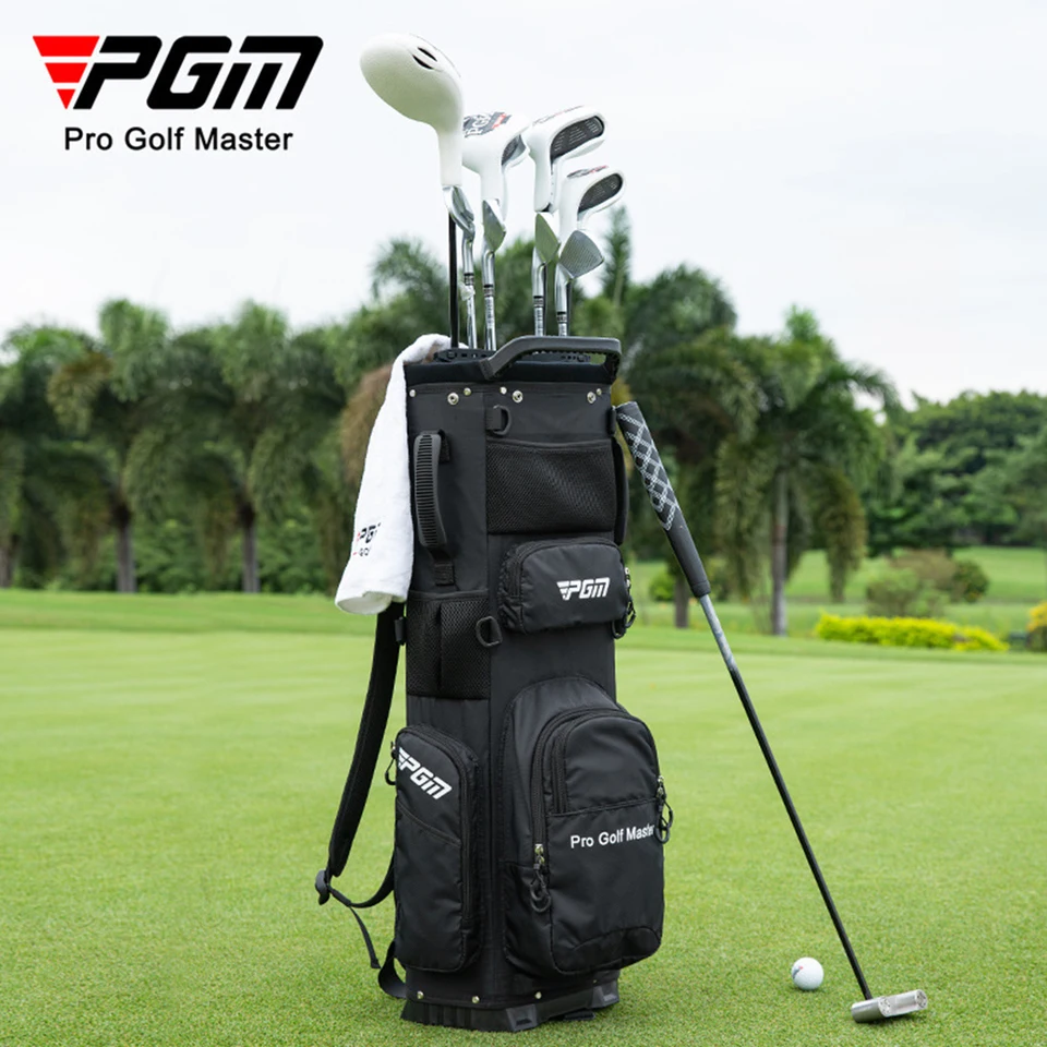 PGM Nová golfová taška, batohový dizajn golfový klub Bag 2 kg ultra ľahké prenosné pevné vložky Vodotesné golfové doplnky